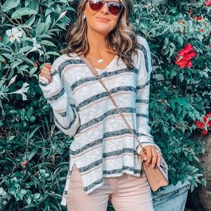 Light Striped Sweater
